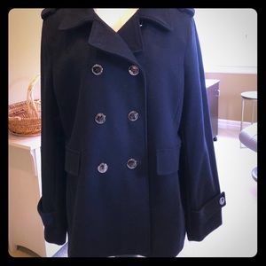 Calvin Klein Navy Pea Coat